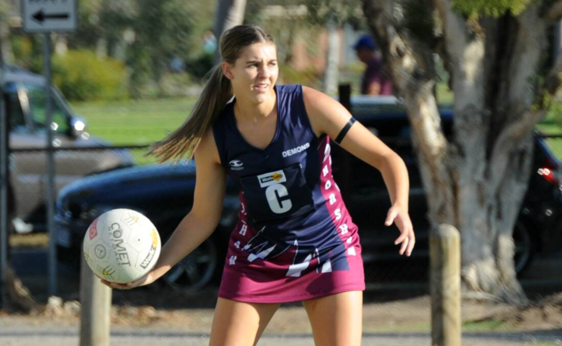 KEY ROLE: Georgie Carberry was one of four Horsham Demons to play all 16 A Grade games during the regular season.