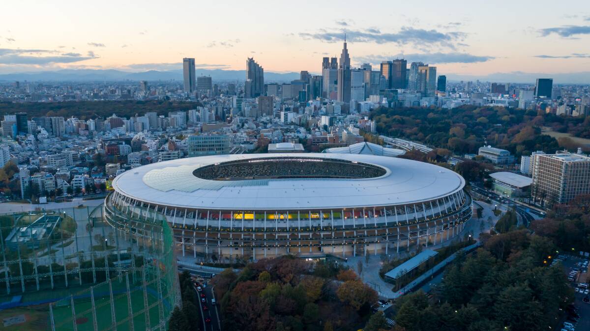 New National Stadium in Tokyo, ready for the start of the Olympic Games. Picture: Shutterstock