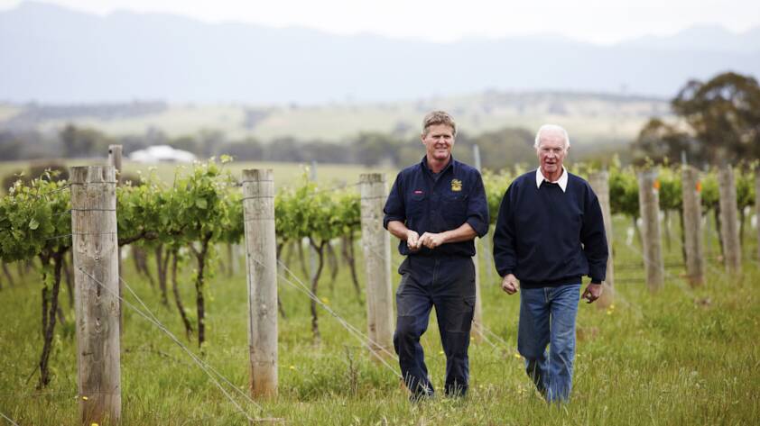 ANCIENT VINES: The Thomson family has owned Best's for 100 years. Picture: CONTRIBUTED