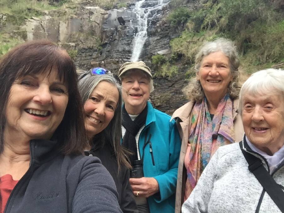 ACTIVE: U3A group of bushwalkers enjoy a day in the Grampians. Stawell U3A believes the body and brain work happiest together.