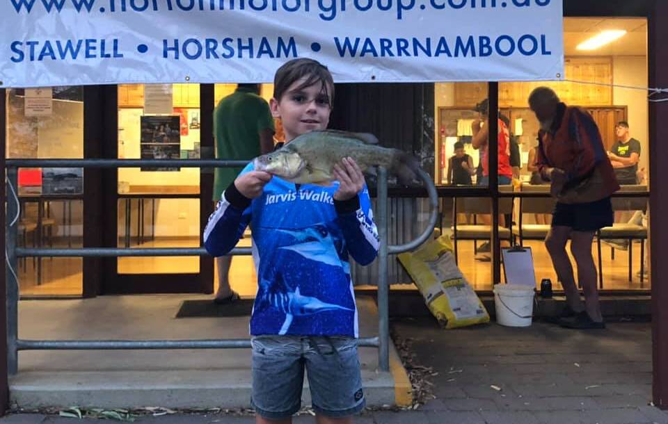 WIN: Campbell Stasinowsky was the winner of the junior division of the Horsham Angling Club's second twilight competition.