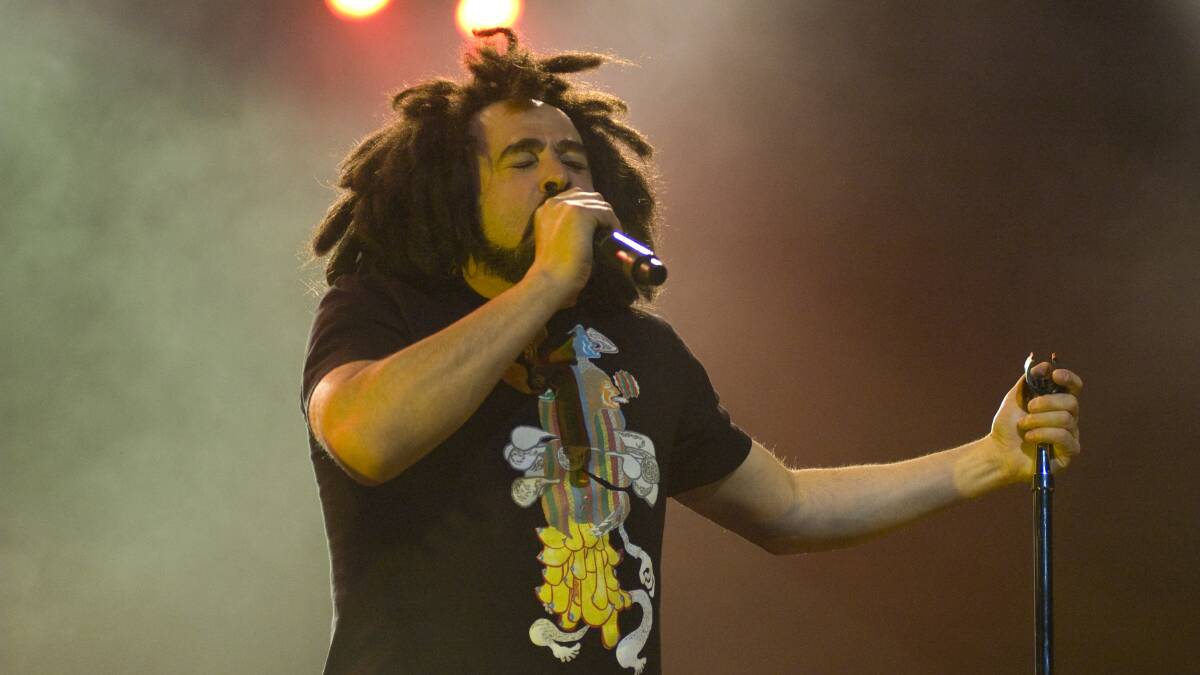 Adam Duritz of the Counting Crows is on the Byron Bay Bluesfest 2023 line up. He is pictured performing at the Palais Theatre March 27, 2009. Picture by Shutterstock