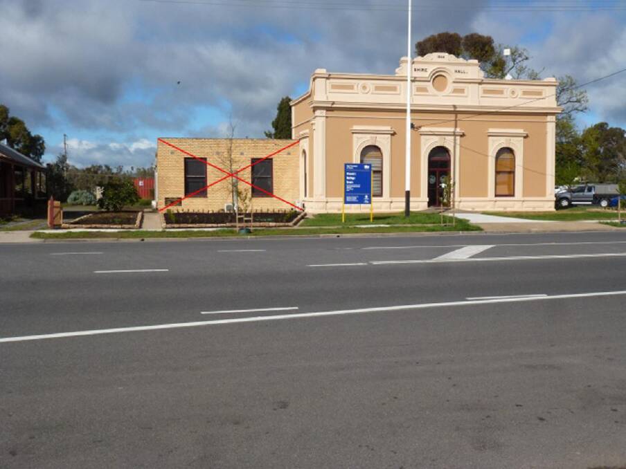 Work has commenced on the removal of an extension to the old Stawell shire office in Longfield Street.