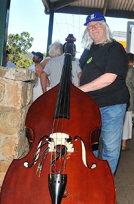 Sam Simpson is pictured at last year's Halls Gap Jazz Festival. Picture: MARK McMILLAN. 