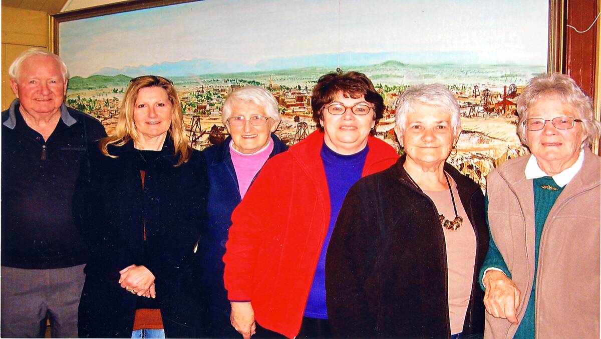 Members of the Stawell Historical Society gearing up for the 30 year anniversary celebrations L-R Jim Melbourne, Lesley Ellis, Marie van Leeuwen, Liz Driscoll, Beryl Cox and Dorothy Brumby. 