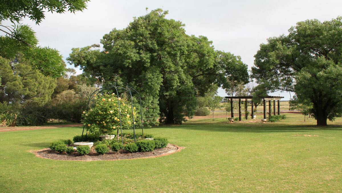 The front garden at Orana, one of the eight properties open to the public on October 28.