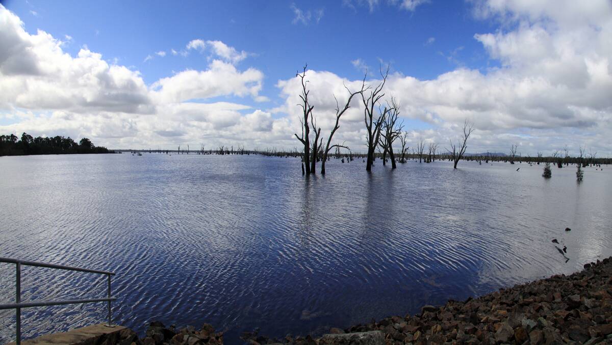 The dependence on Lake Lonsdale (pictured) for environmental flow is set to lessen following GWMWater's announcement that it would release water from Lake Bellfield into the Wimmera River system. 